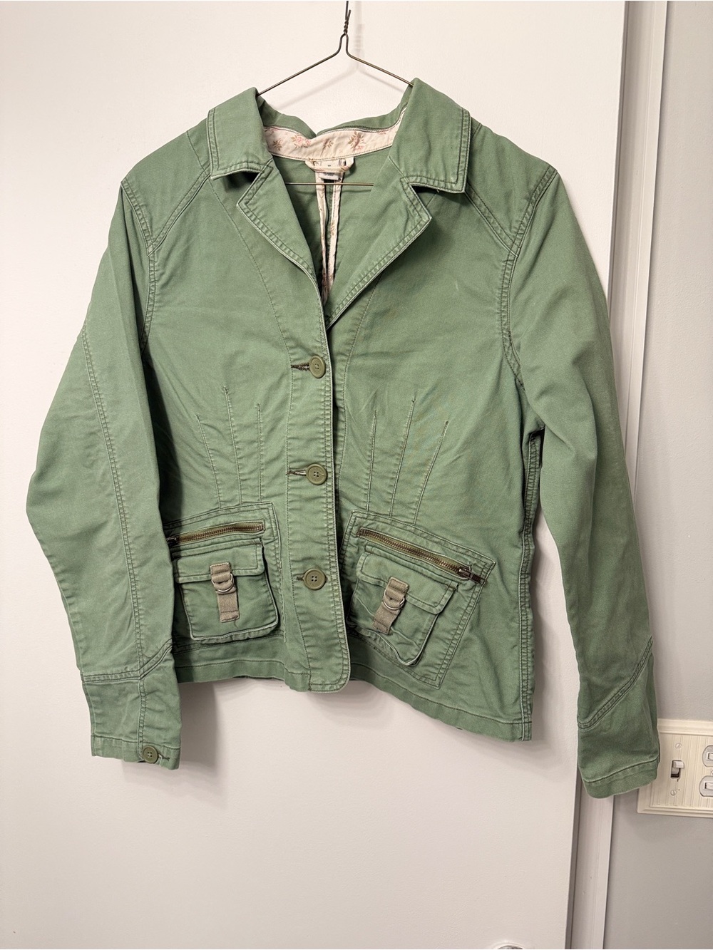 Old Navy Utility Jacket in Sage Green